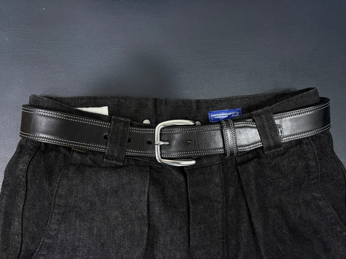 노아 NOAH 가죽 레더 벨트 블랙 30 상품이미지1