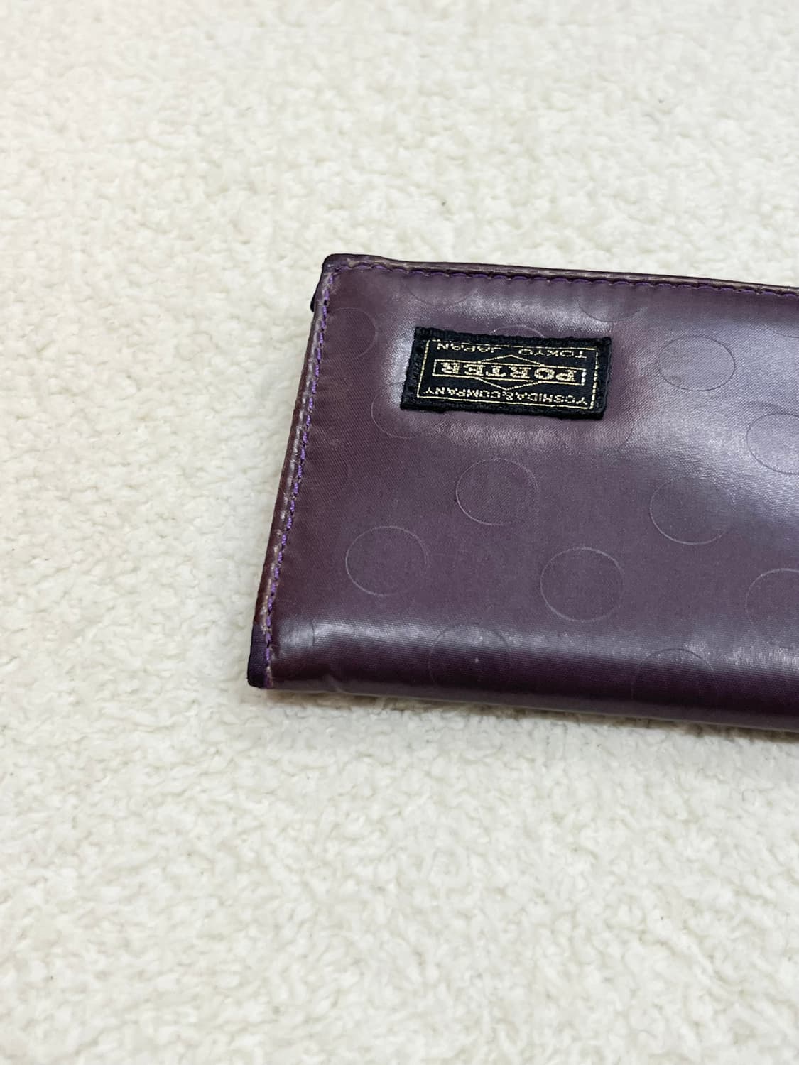 PORTER 포터 도트 지갑 퍼플 상품이미지4