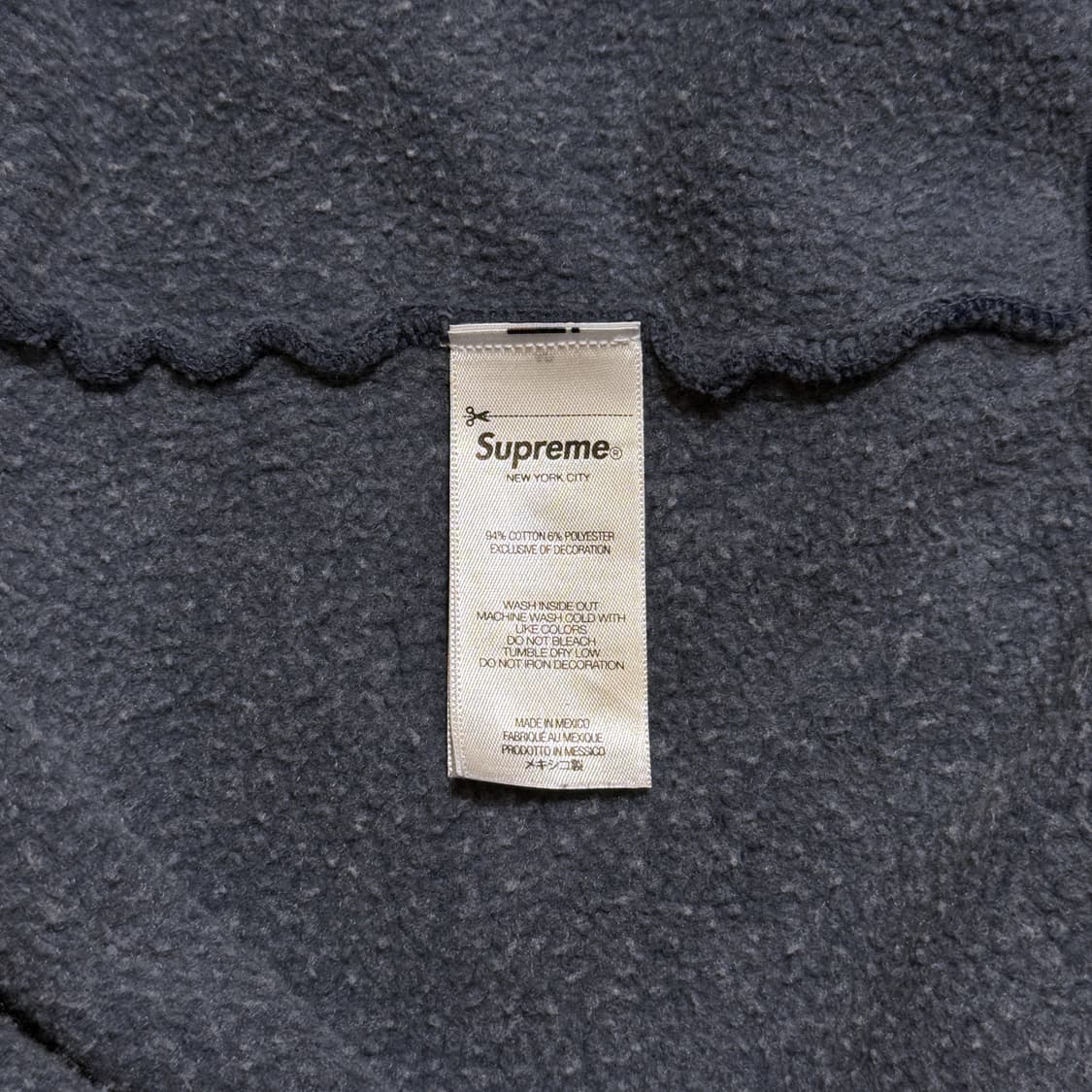 슈프림 오버다이드 스몰 박스로고 집업 상품이미지6