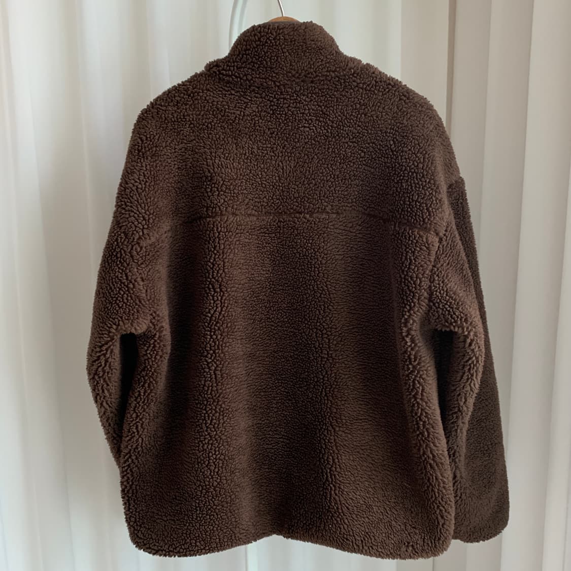 일본 빈티지 RAGEBLUE 브라운 후리스 집업 플리스 자켓 상품이미지4