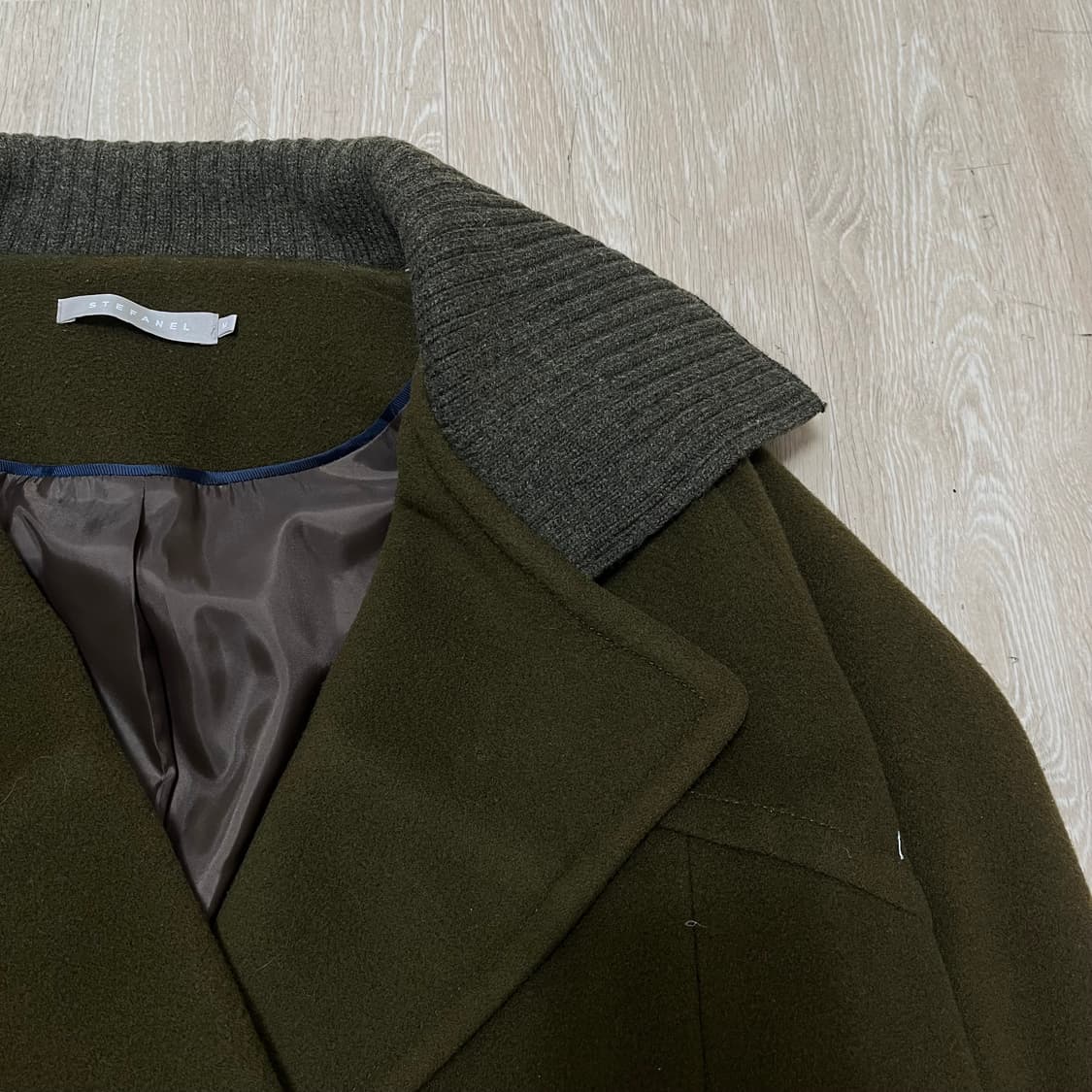 스테파넬 여성 캐시미어 클래식 더플 코트 M(95) 상품이미지2