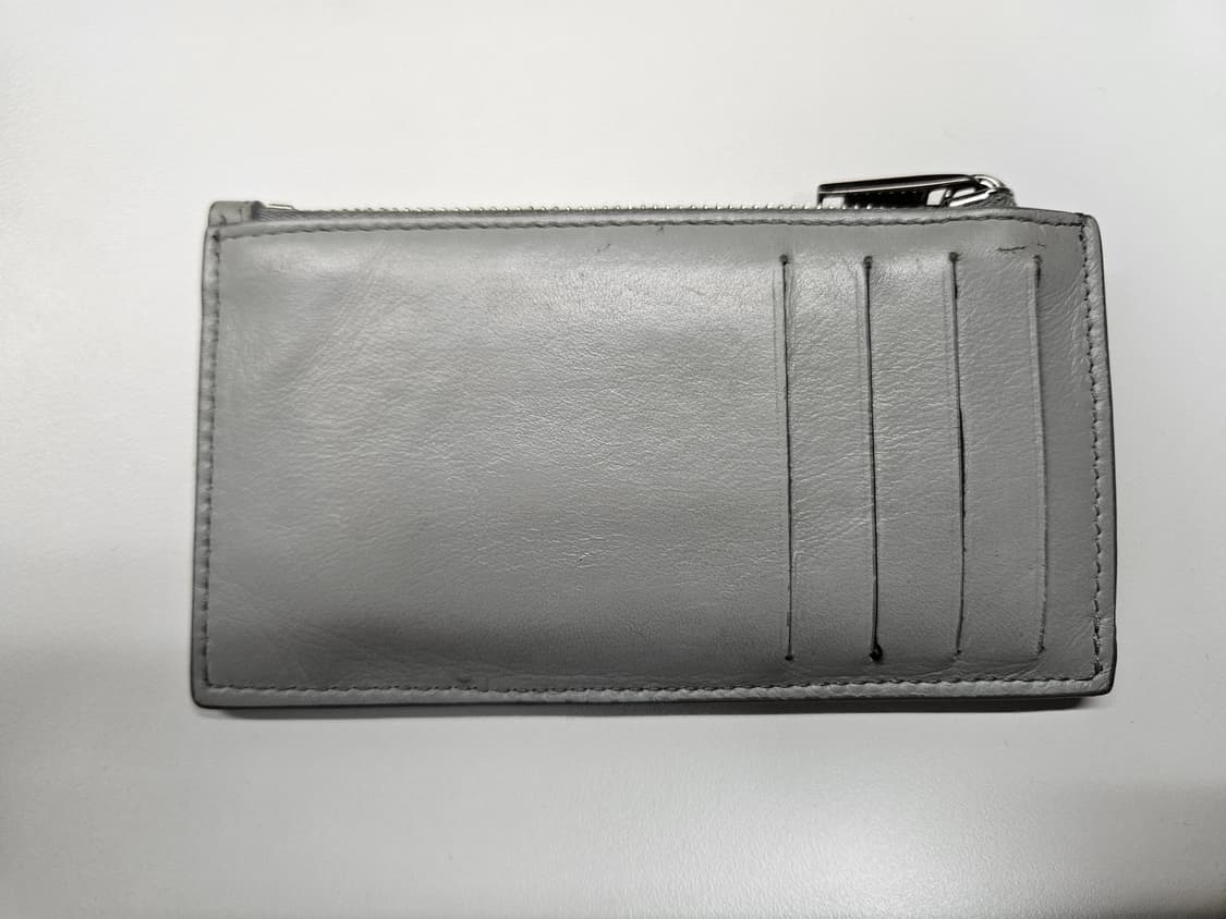 [정품, A급]디올 CD 아이콘 카프스킨 지퍼 카드지갑 상품이미지3