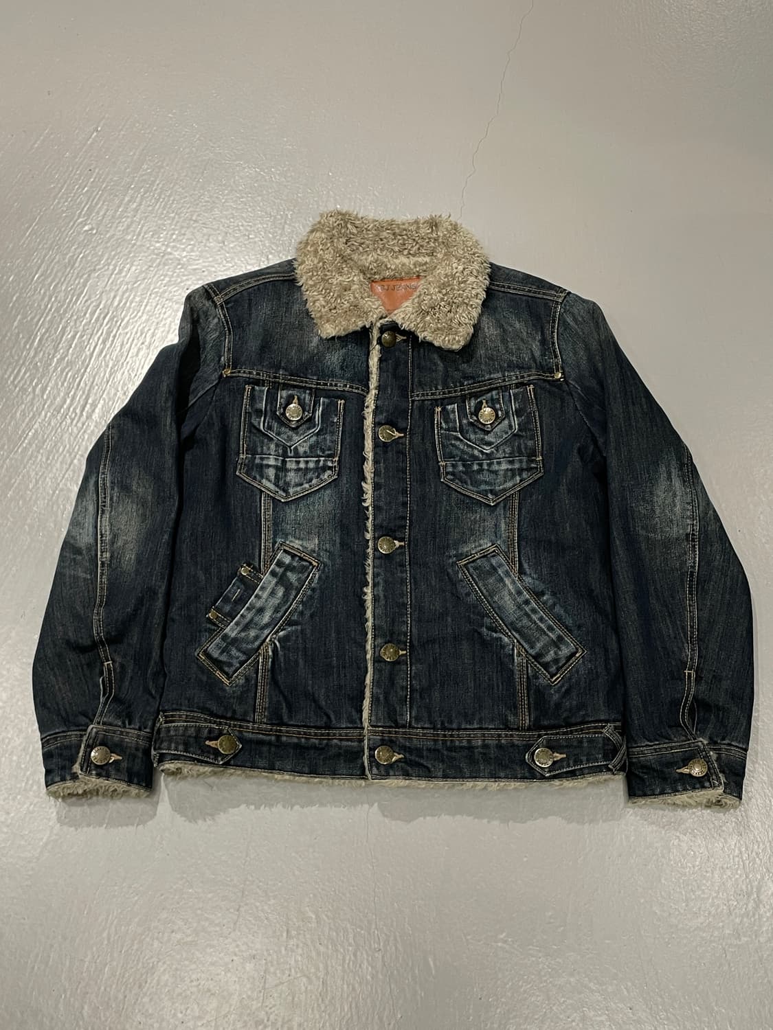 빈티지 데님 쉐르파 자켓   상품이미지6