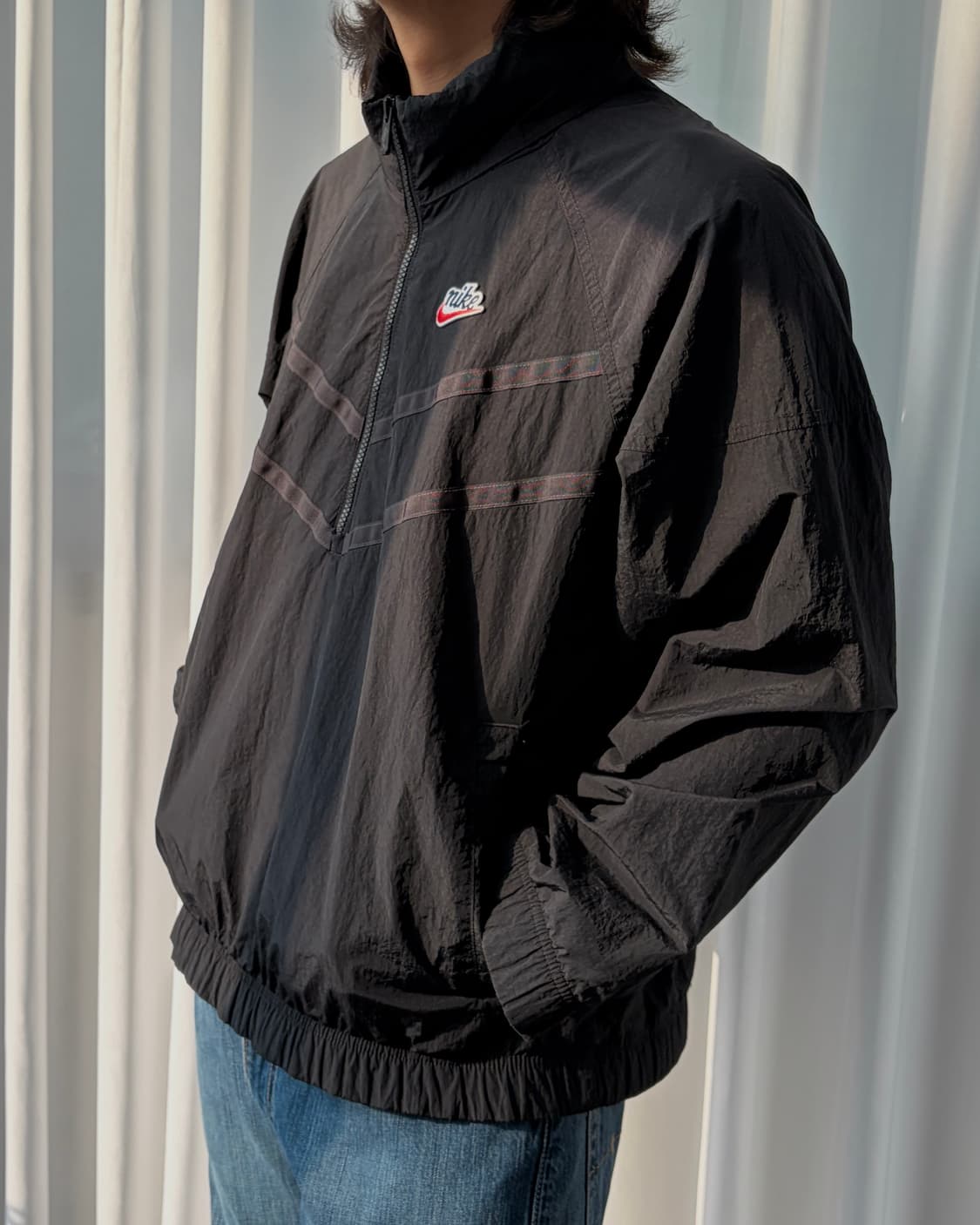 [S-M]나이키 윈드러너 하프집업 우븐 바람막이 상품이미지1