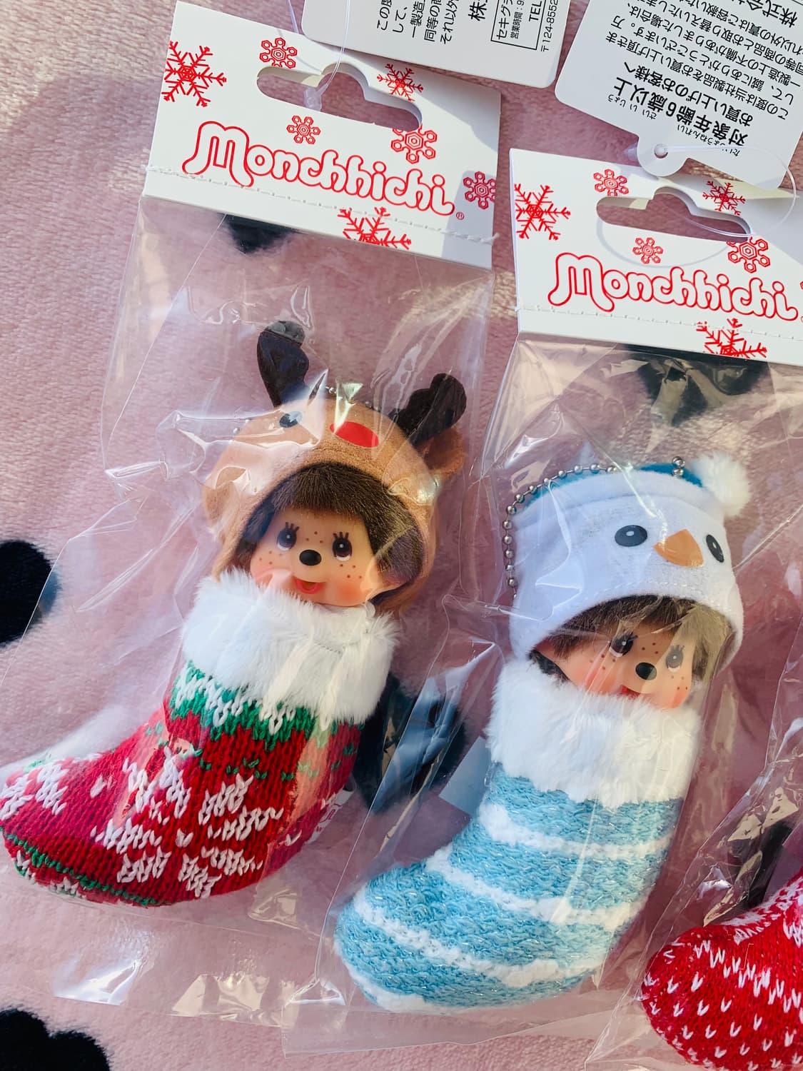 몬치치 크리스마스 루돌프,눈사람,산타 키체인세트 상품이미지3