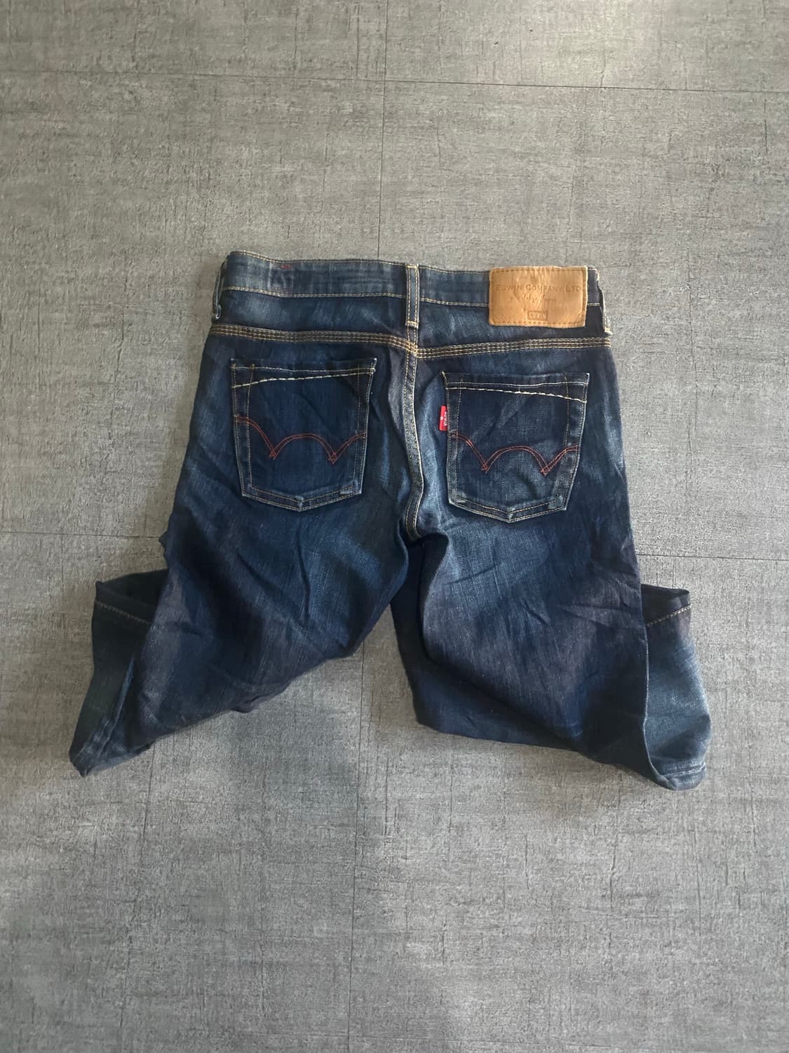 Edwin 에드윈 올드스쿨스트릿보헤미안 오렌지라벨 스트레이트 데님팬츠 상품이미지2