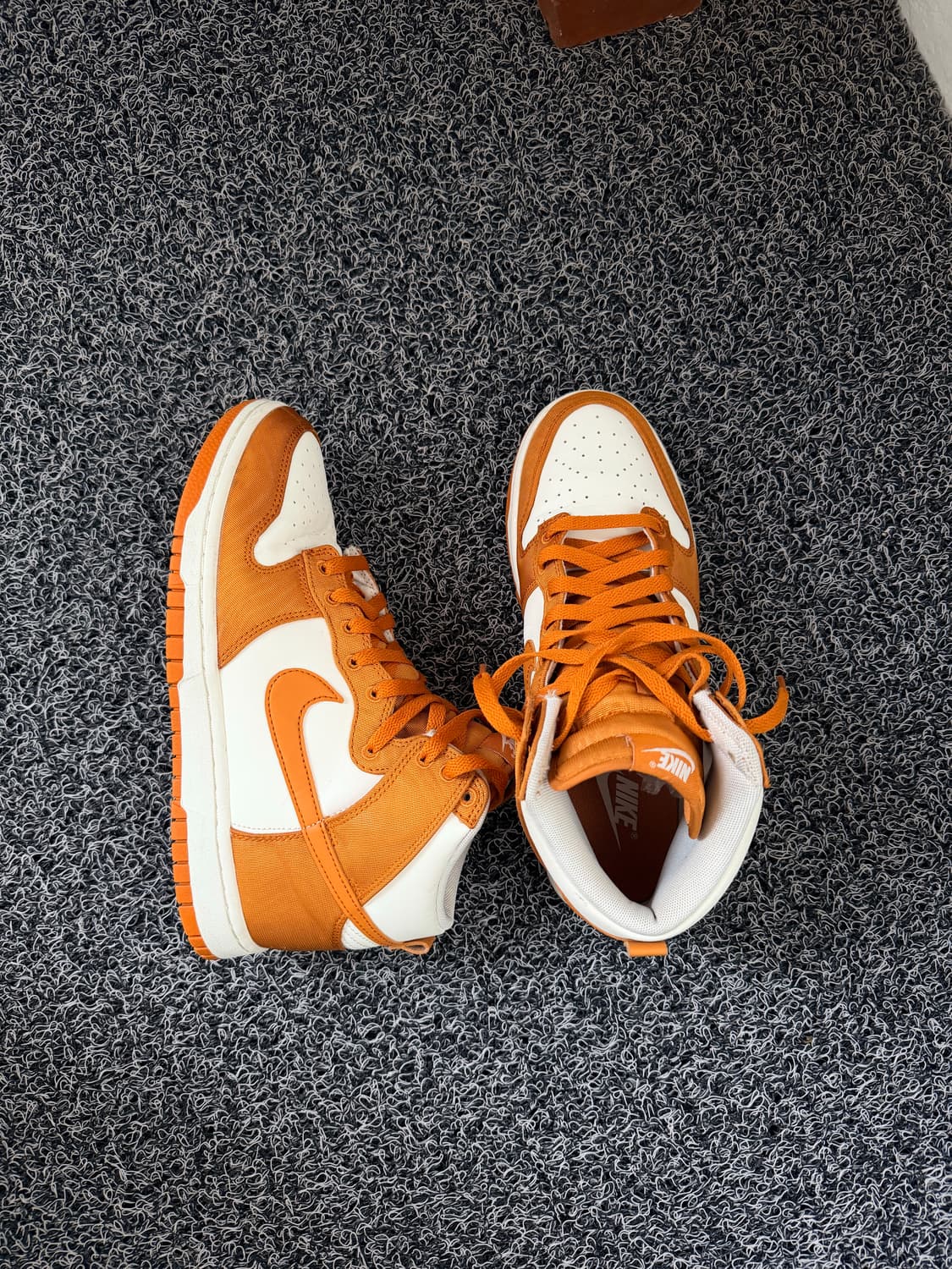 나이키 덩크 하이 오렌지 260mm 상품이미지2