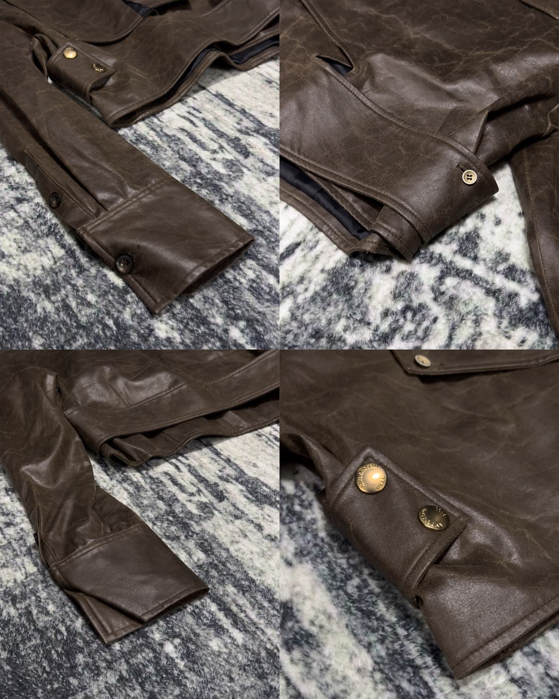 {Andersson Bell} Leather Wrap Jacket 상품이미지7