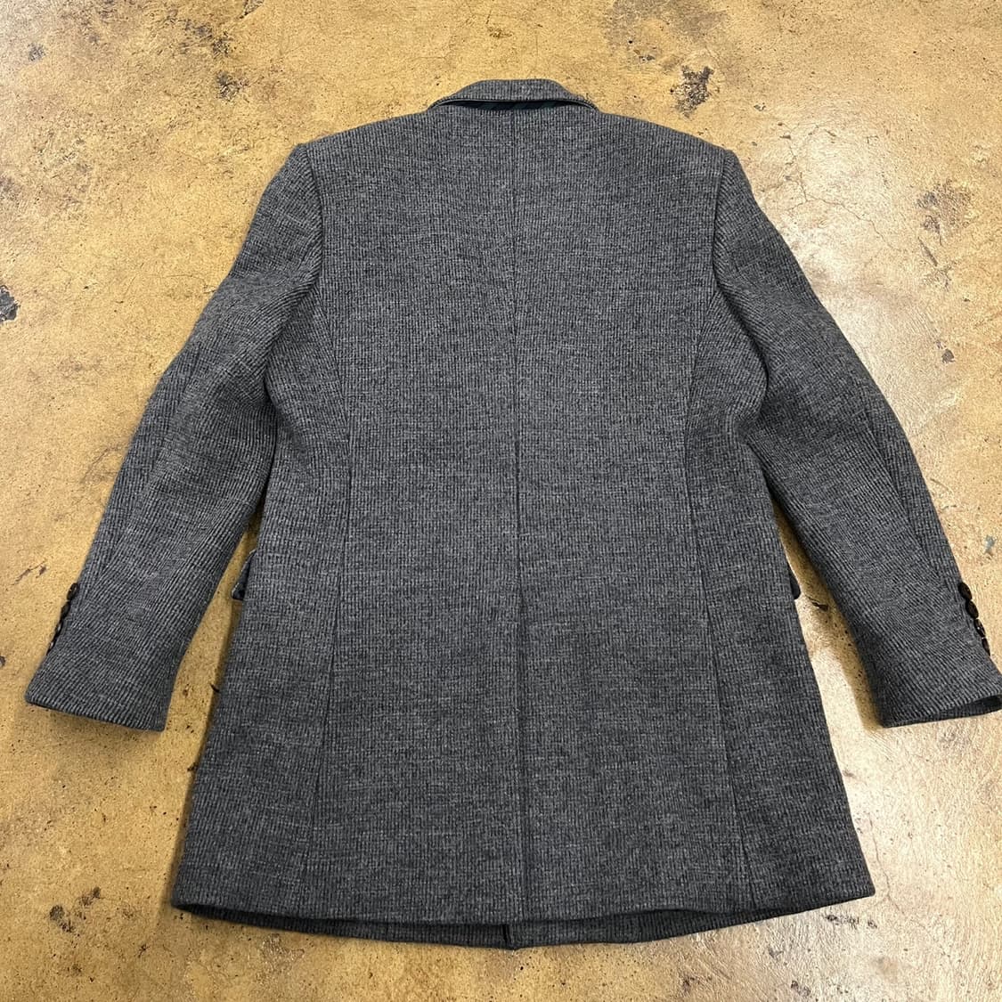 [정품/105] 빈폴 헤링본 남성 코트 그레이 b10 상품이미지4