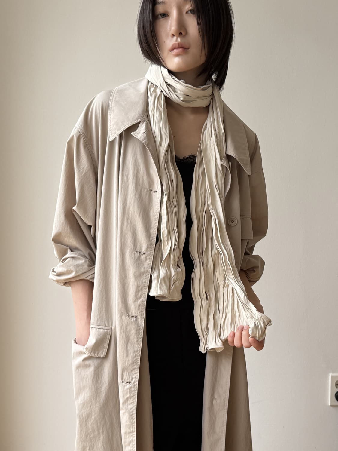 레터 letter 스카프 상품이미지1