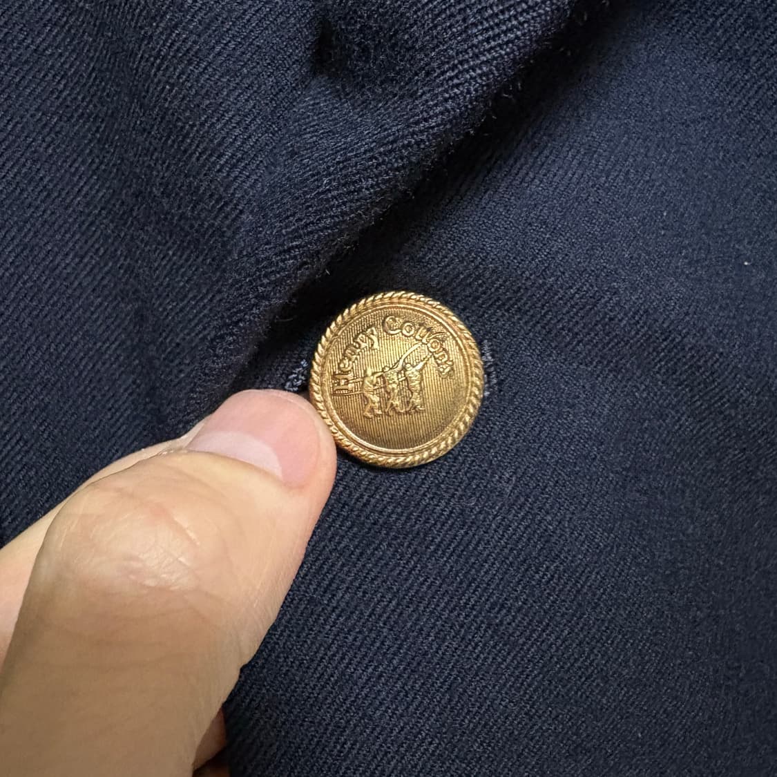 헨리코튼 더블브레스티드 울 금장블레이저 / 네이비, 50 상품이미지4