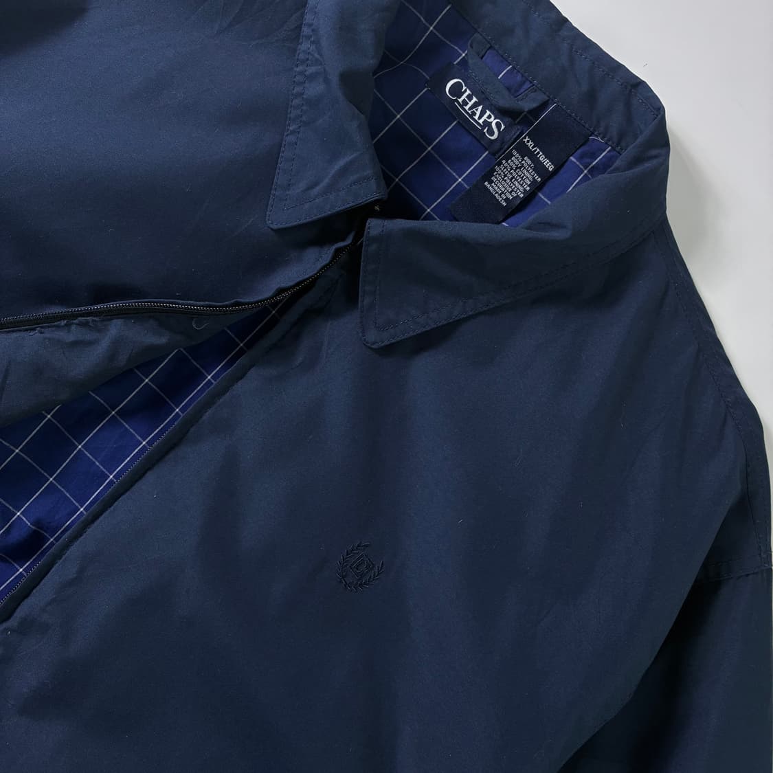 Chaps  챕스 랄프로렌 네이비 폴리쉘 블루종 자켓  상품이미지3