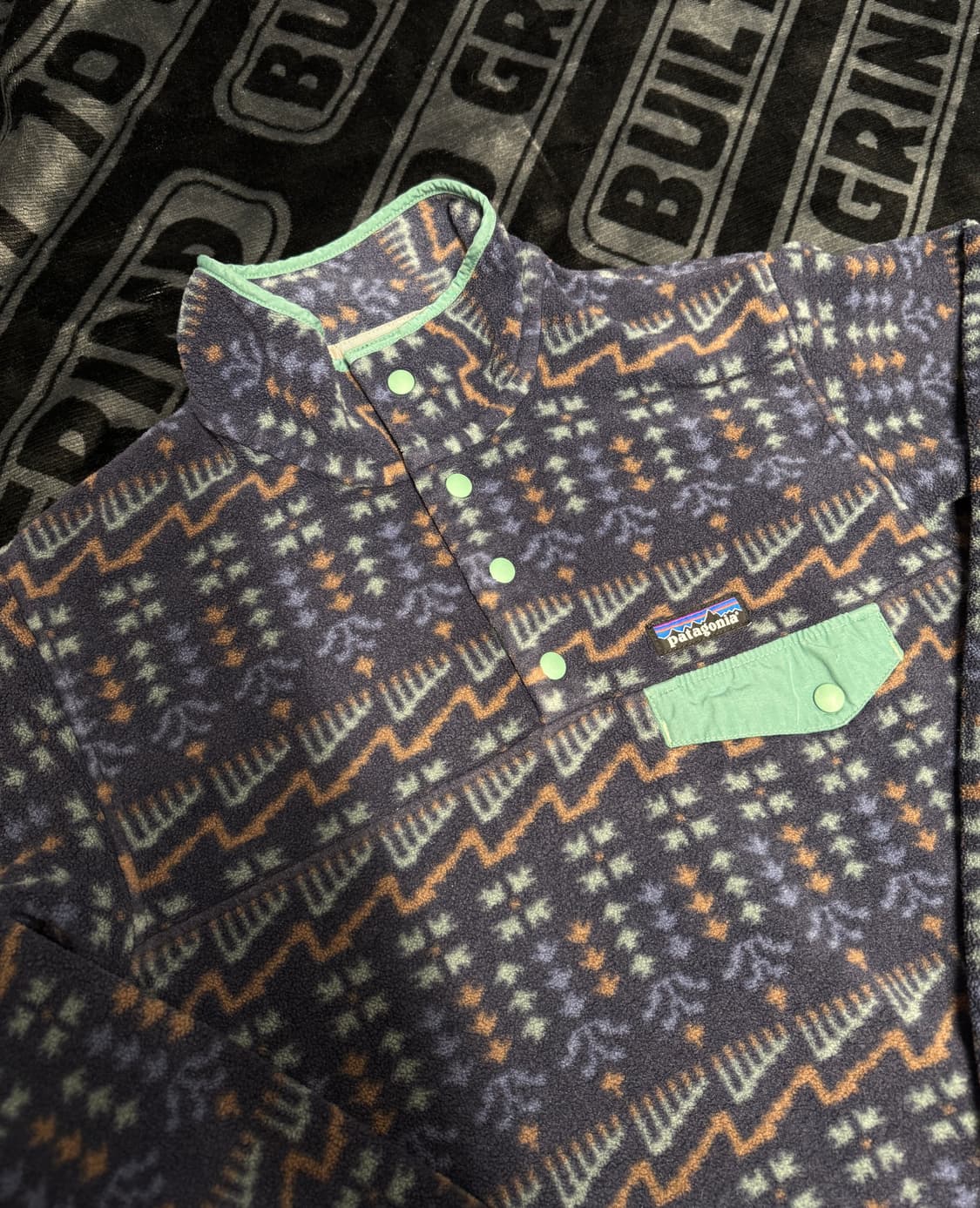 파타고니아 신칠라 스냅 티 풀 오버 와일드 루츠 네이비 그린 상품이미지3