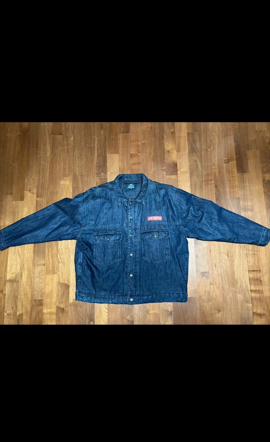 아스트랄 프로젝션) 데님 퀼팅 트러커 재킷 XL 상품이미지1