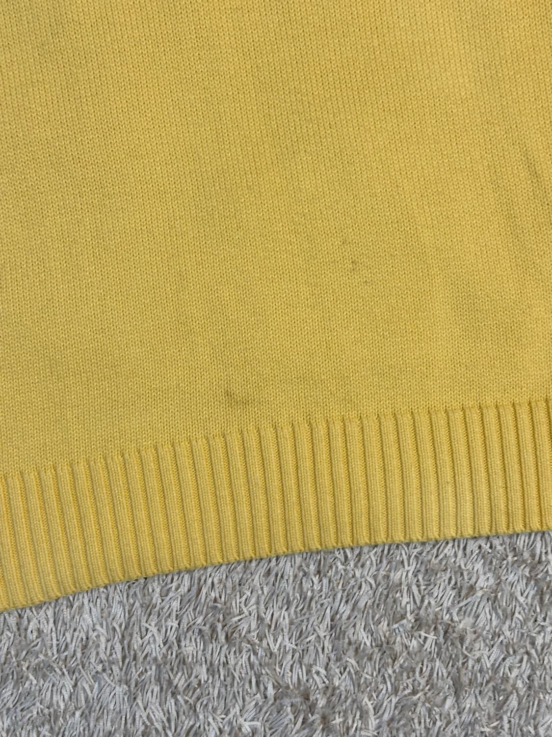 폴로 랄프로렌 블랙포니 하프 반집업 니트 옐로우 상품이미지5