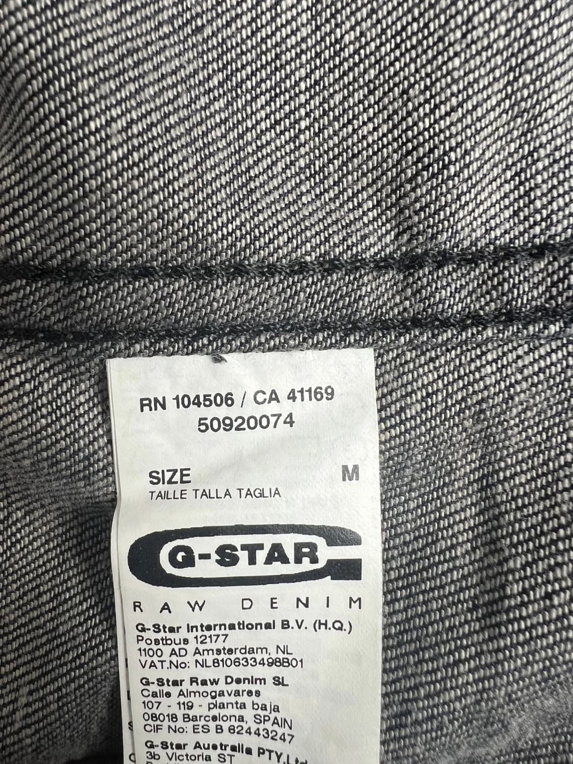 지스타 로우 3301 슬림 데님 자켓 상품이미지7