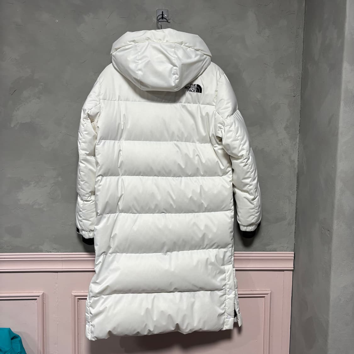 노스페이스 덕다운 롱패딩 화이트 상품이미지4