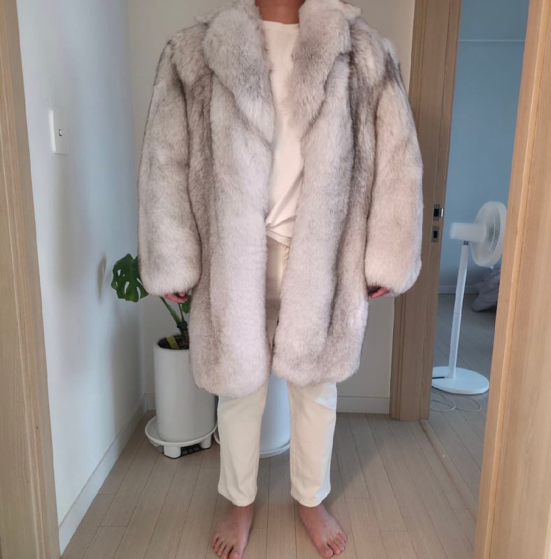 핀란드산 사가폭스 폭스퍼 롱코트 퍼코트 / 44 55 105 110 상품이미지4