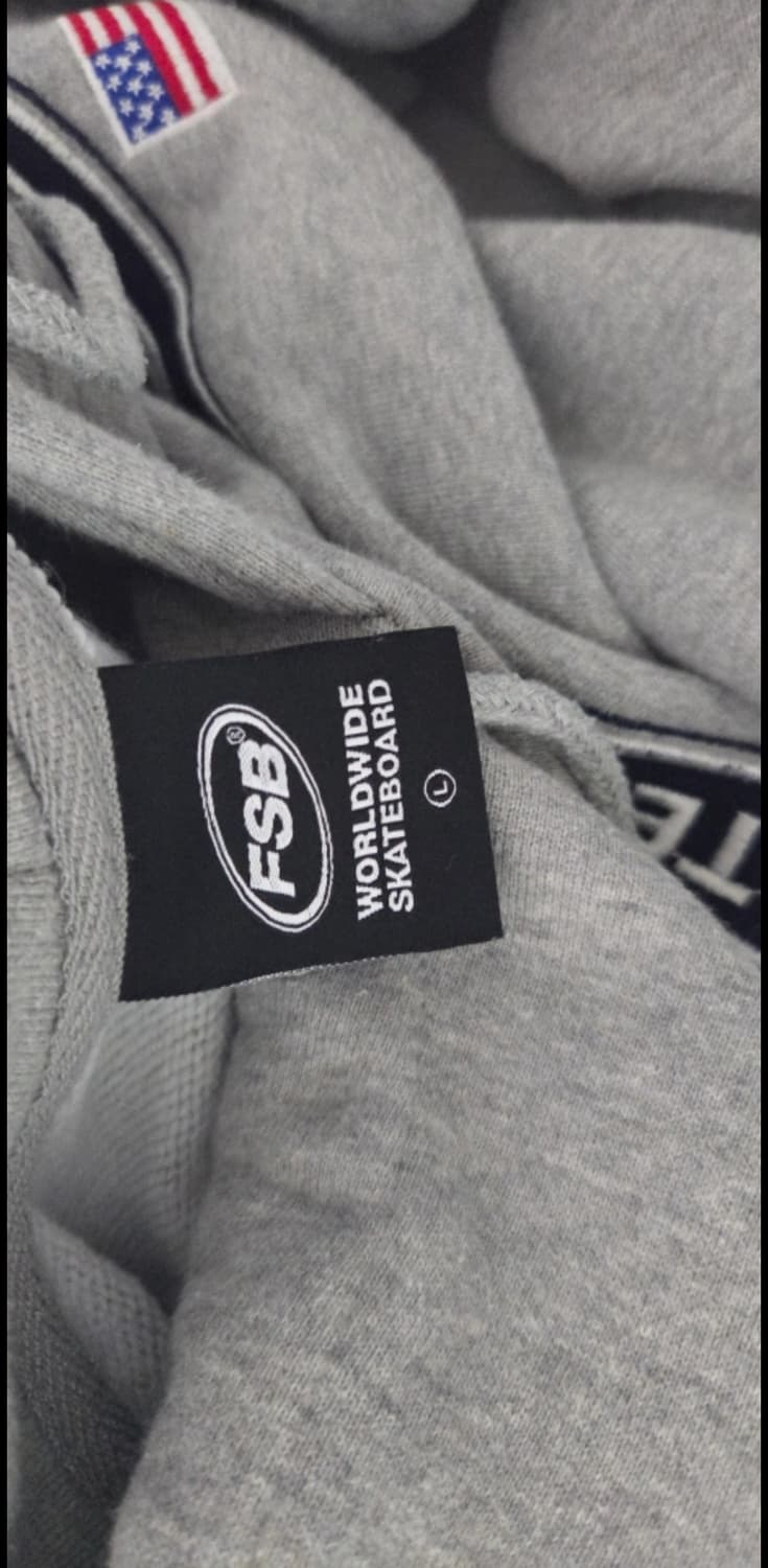 플루크 커시브 자수로고 후드티 상품이미지4