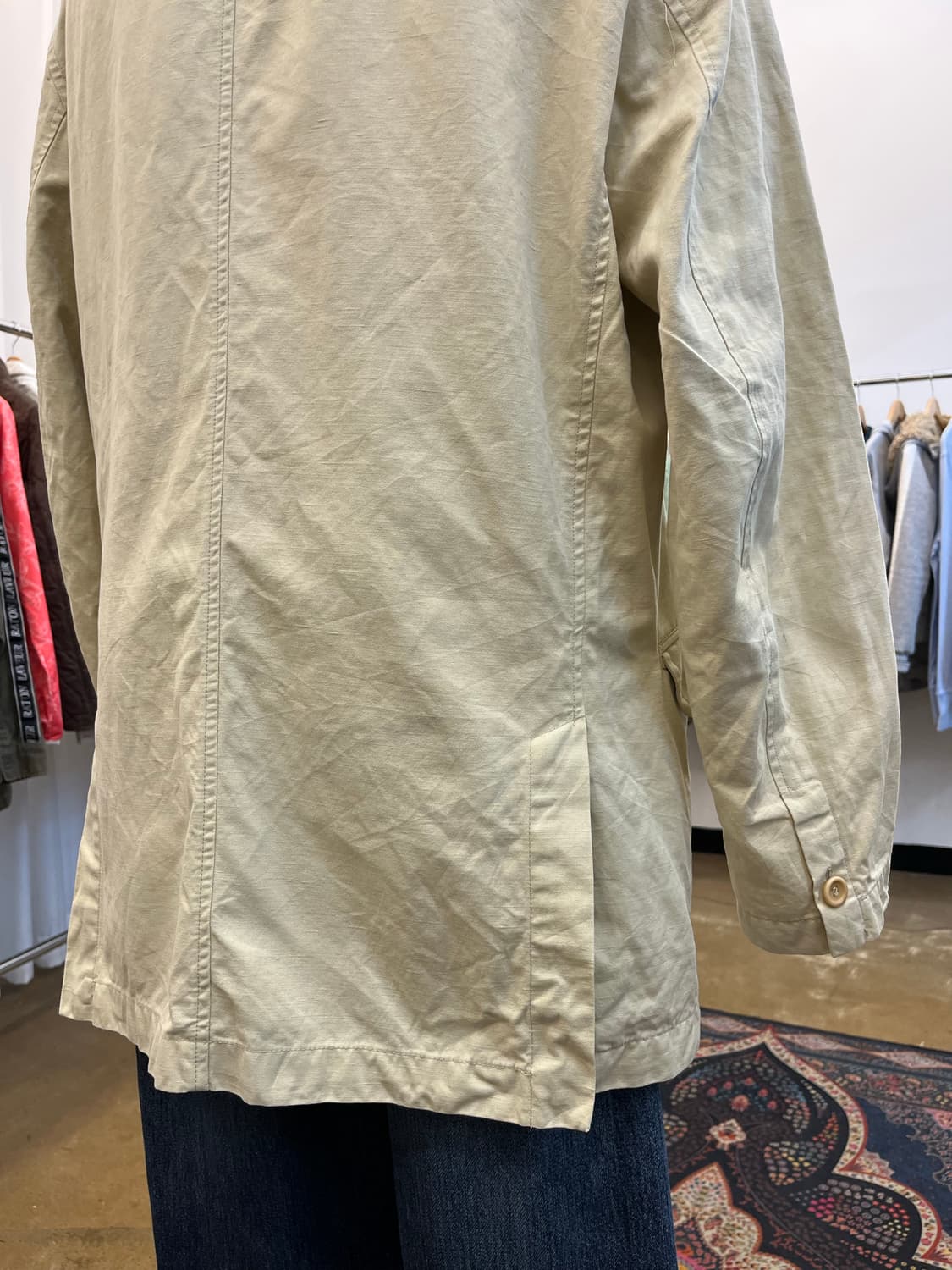 뉴 맨 린넨 블렌드 롱 블레이저 자켓 상품이미지6