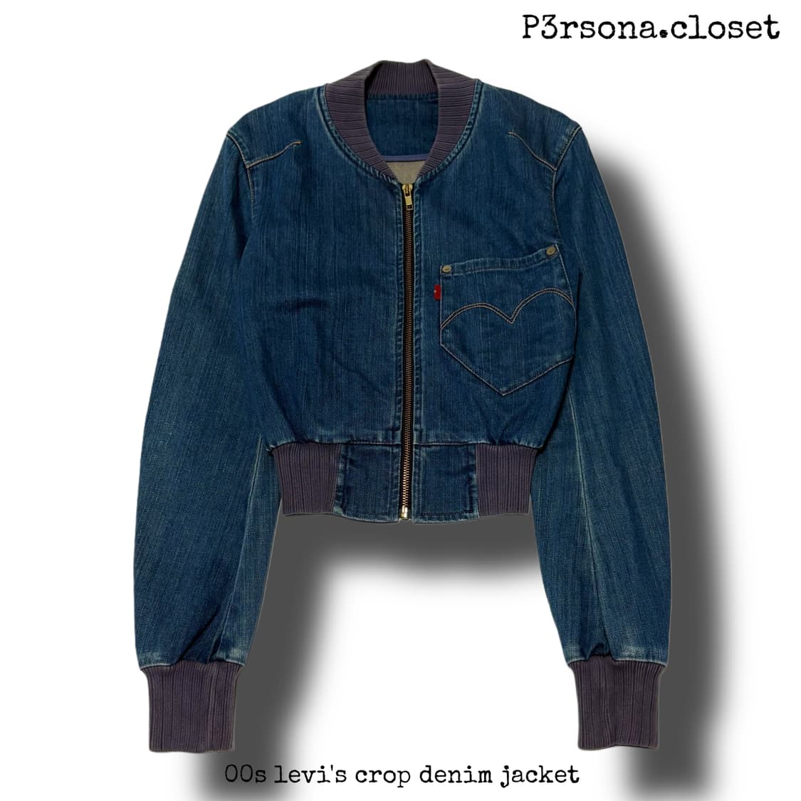 00s levi's crop denim jacket 상품이미지1