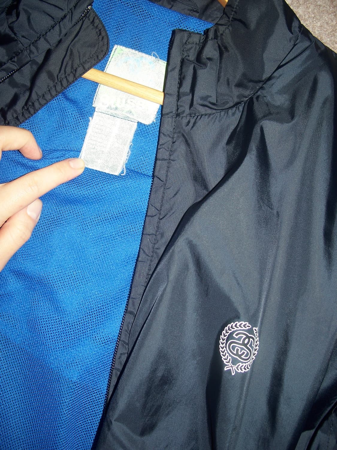 90‘s Old Stussy wind breaker jacket 상품이미지7