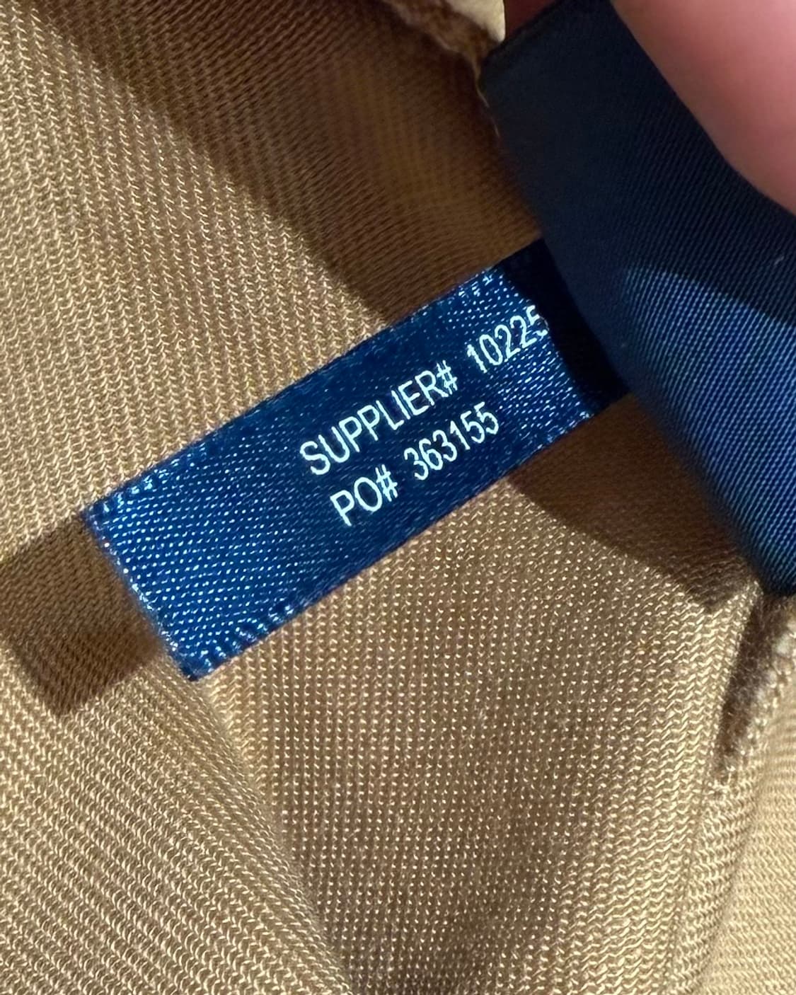 랄프로렌 베이지 코튼 트윌 레더 트림 랩 미니 스커트 상품이미지9