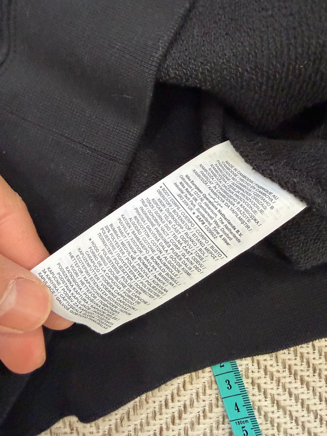 정품) 나이키 블랙 후드티 S 상품이미지6