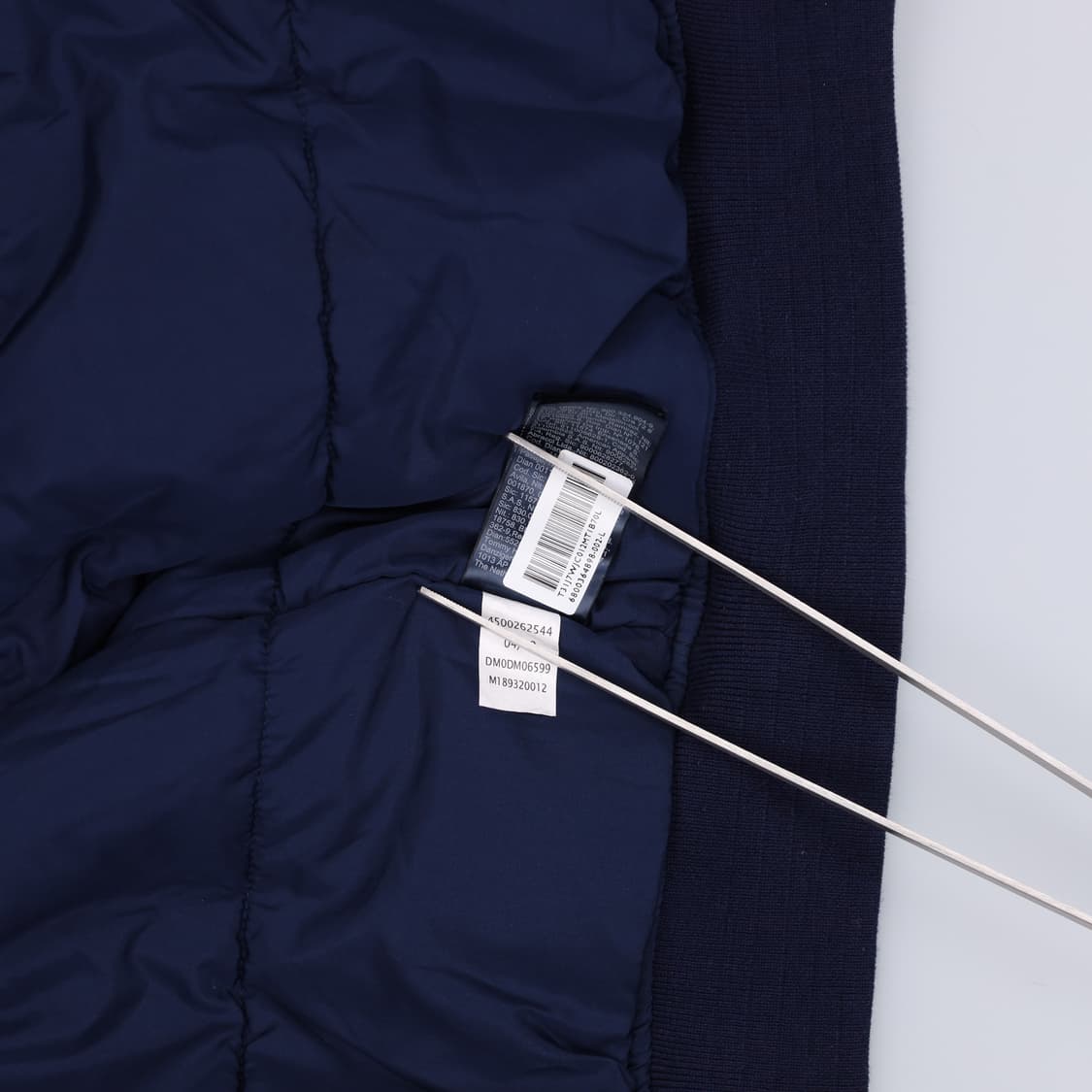 L 타미힐피거 이너 퀄팅 플래그 봄버 블루종 자켓 4149 상품이미지10