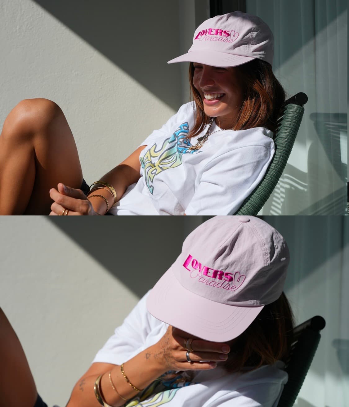 [새상품] 헬로선라이즈 핑크 모자 상품이미지3