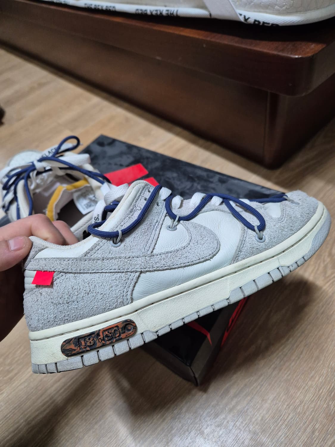 [270] 나이키 오프화이트 덩크 로우 18번 조던 265 275 상품이미지6