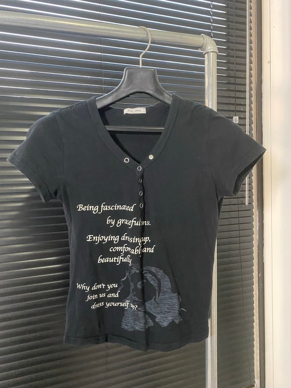 punk lettering crop 1/2 T 상품이미지3
