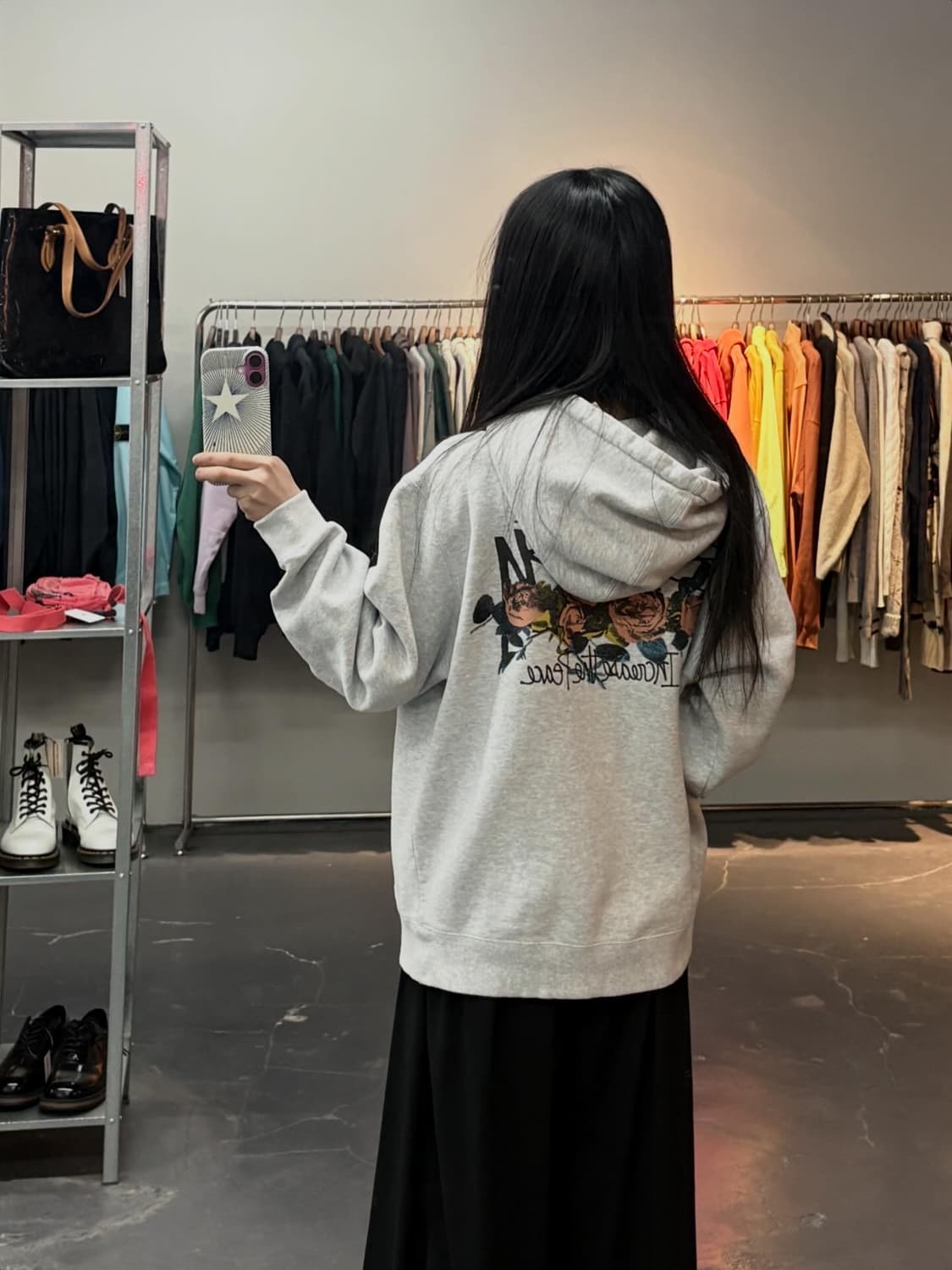 스투시 ITP 로즈 후드 애쉬 헤더 A3829 상품이미지1