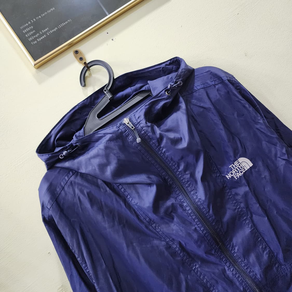 [100] THE NORTH FACE 경량 후드 바람막이 (네이비) 상품이미지2