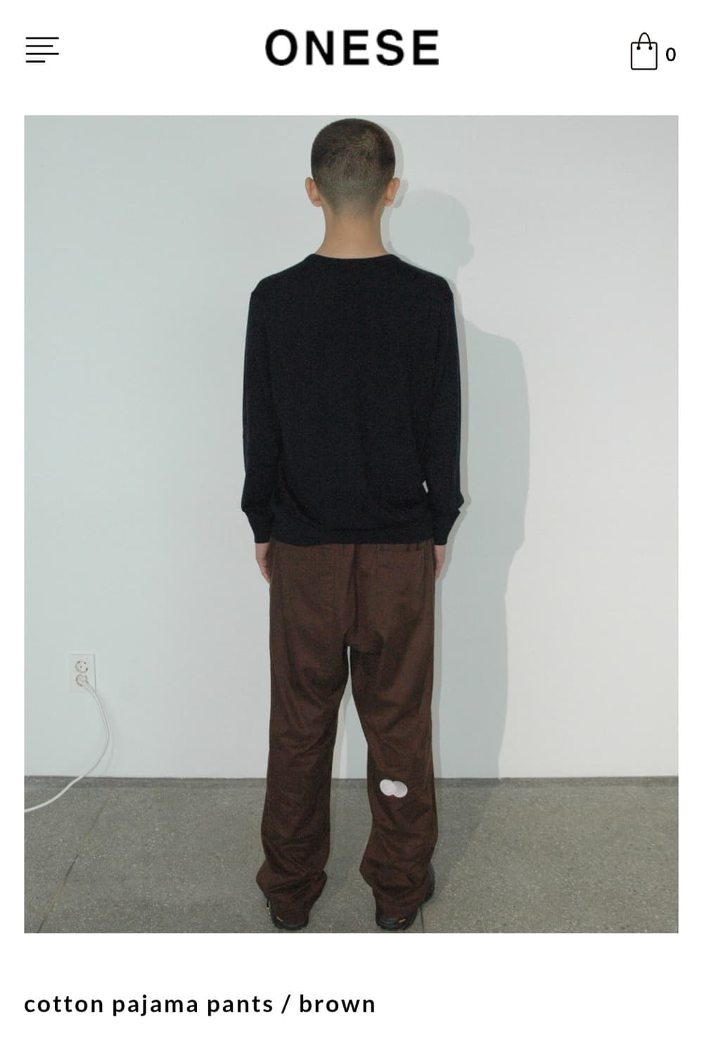 onese 파자마 팬츠 상품이미지1