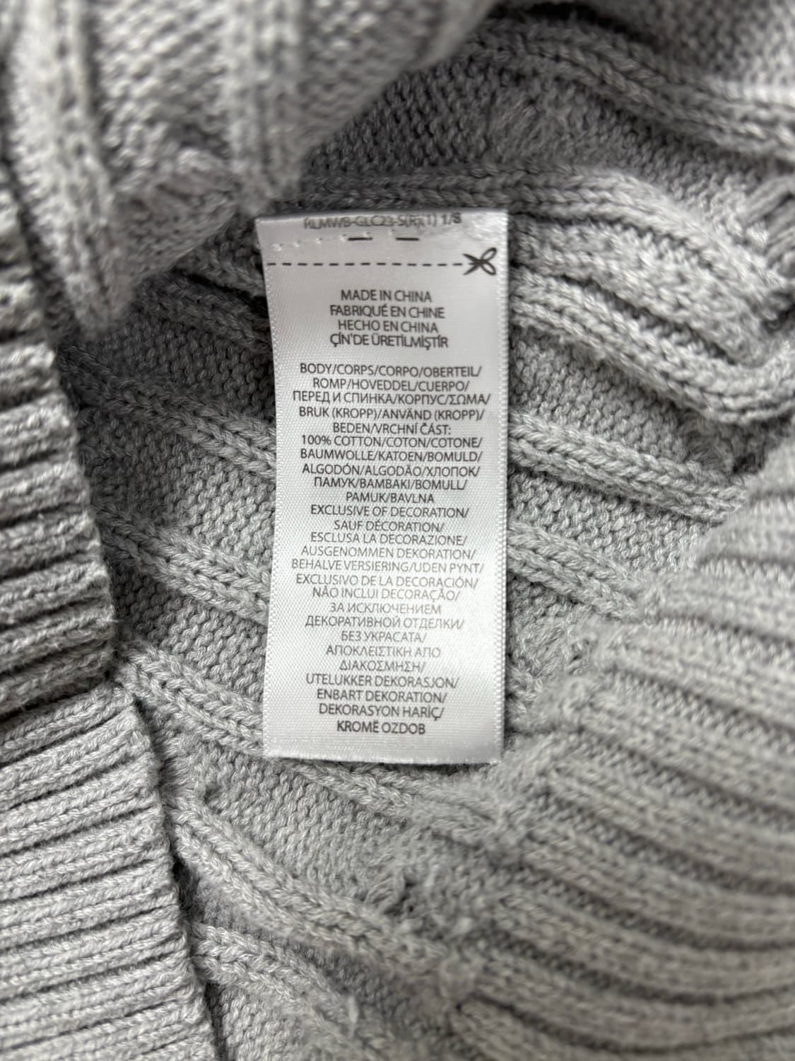 폴로 랄프로렌 포니 꽈배기 니트 그레이 상품이미지8