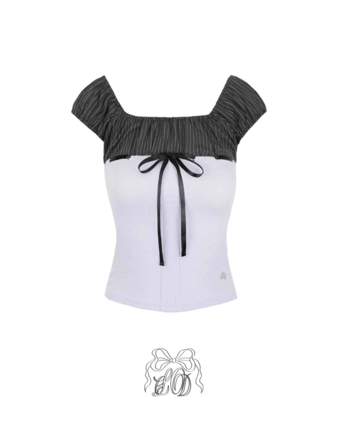 클라우드이모션 devil puff tone & satin top 상품이미지1