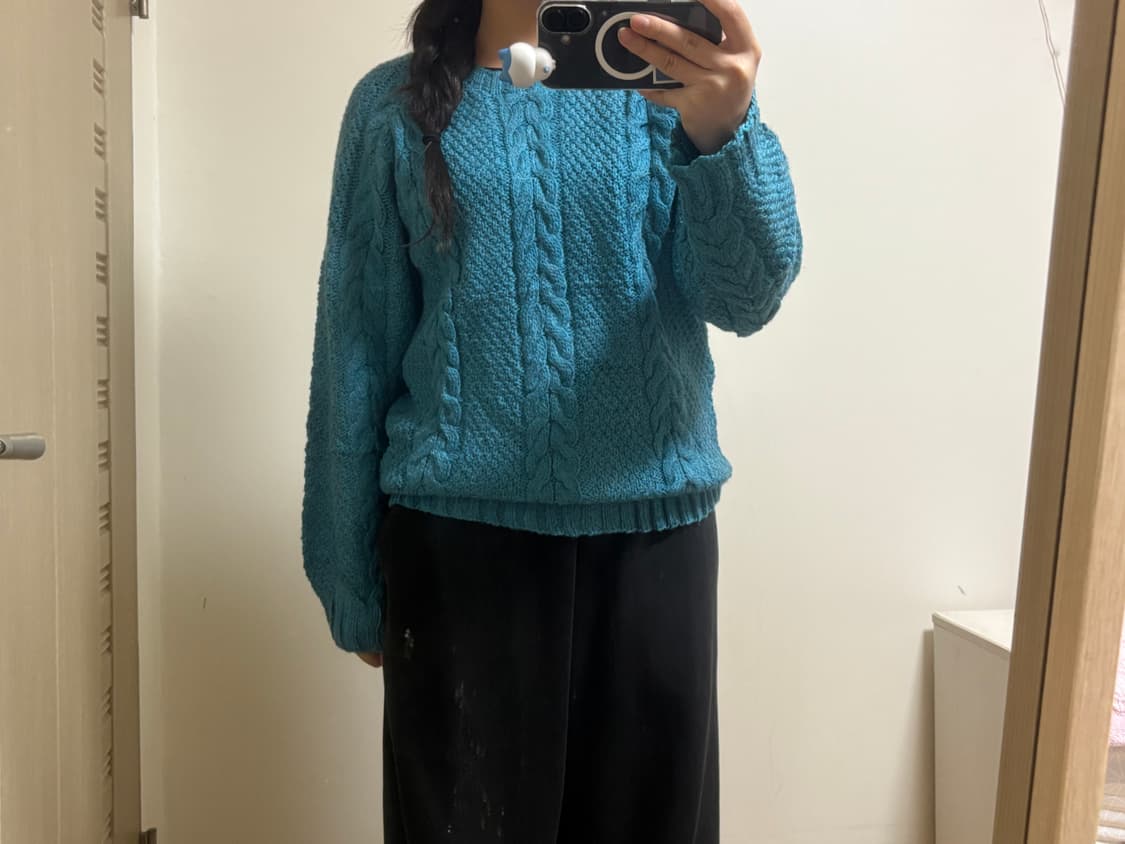 일본 빈티지 꽈배기 니트 상품이미지1