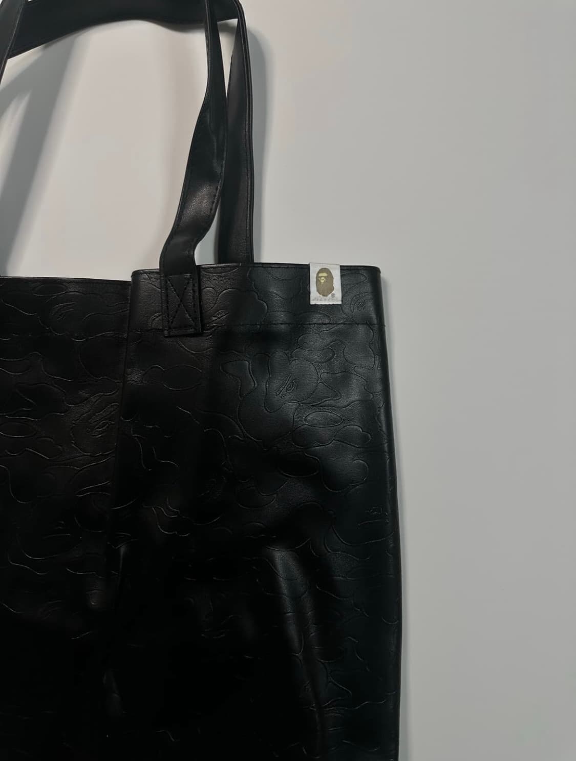 베이프 블랙 가죽 토트백 숄더백  상품이미지1