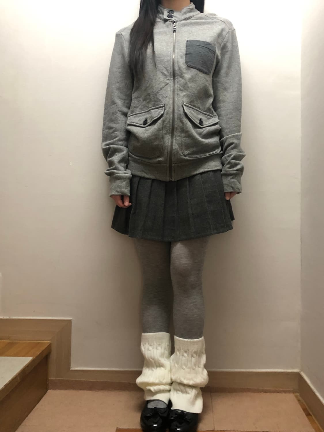 빈티지 아르마니 익스체인지 그레이 집업 상품이미지7