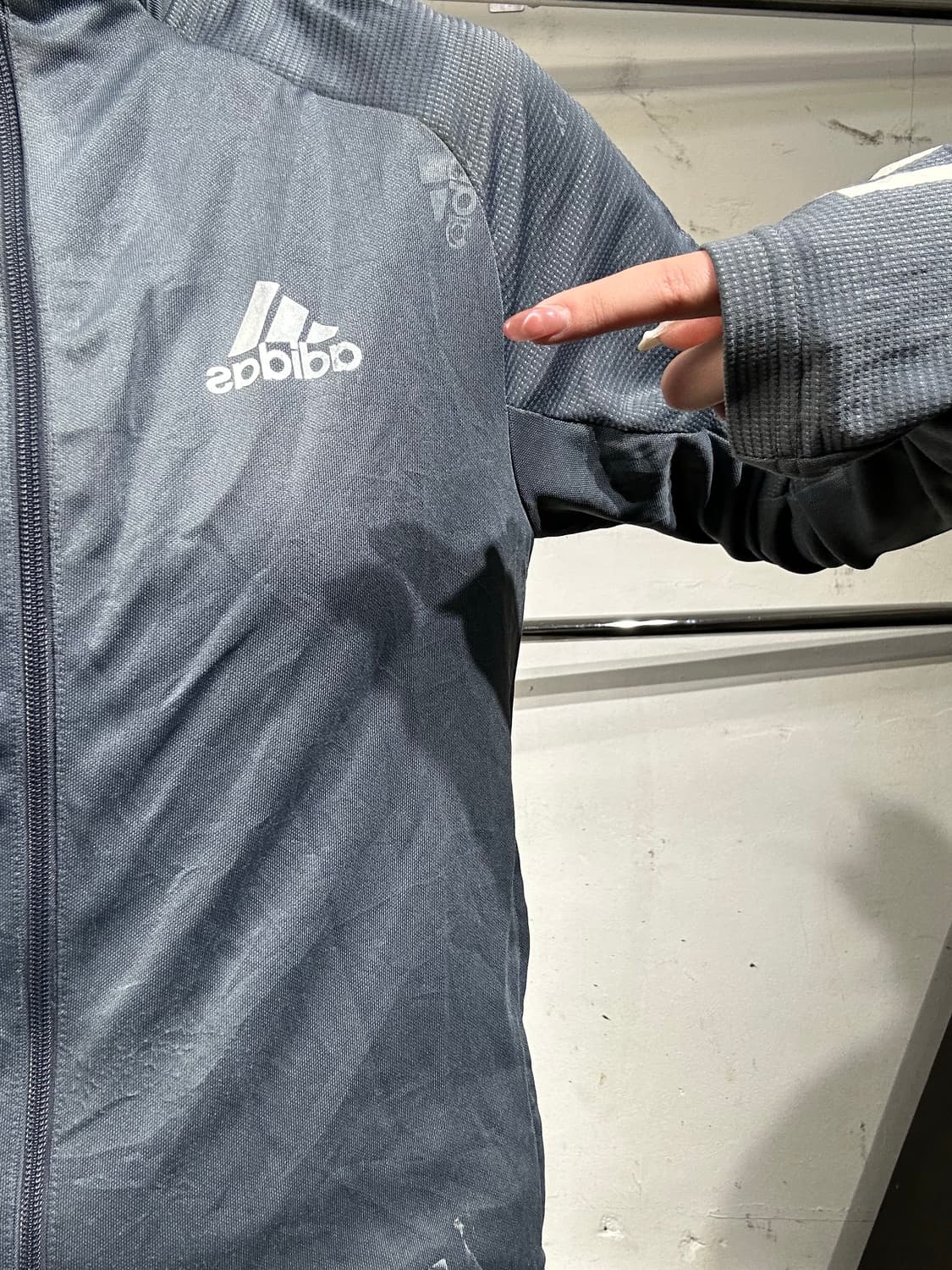 아디다스 차콜 독일 국대 유니폼 삼선 트랙탑 져지 S 상품이미지4