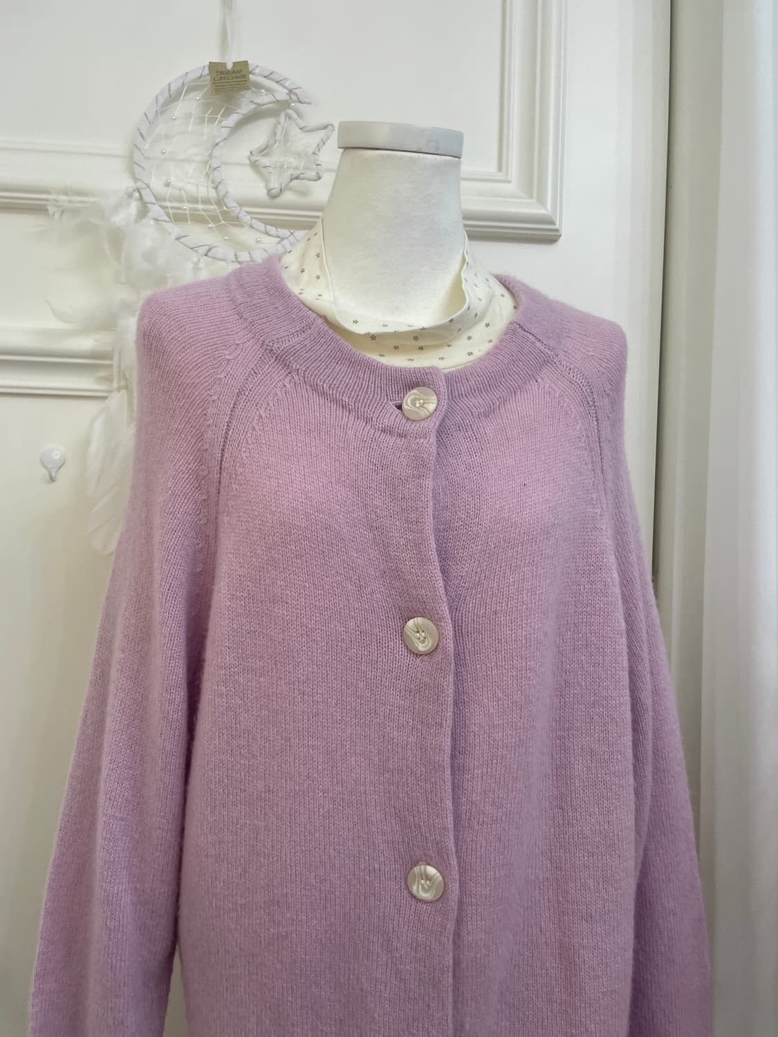lavender basic reglan warm over cardigan 상품이미지5