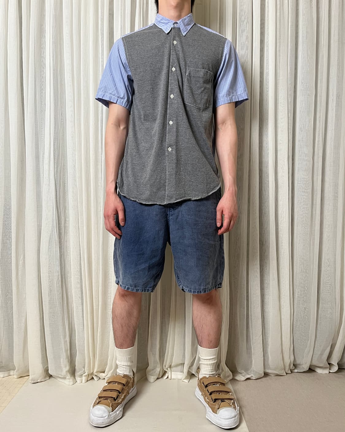 꼼데가르송 옴므 도킹 하프셔츠 comme des garcons homme 상품이미지8