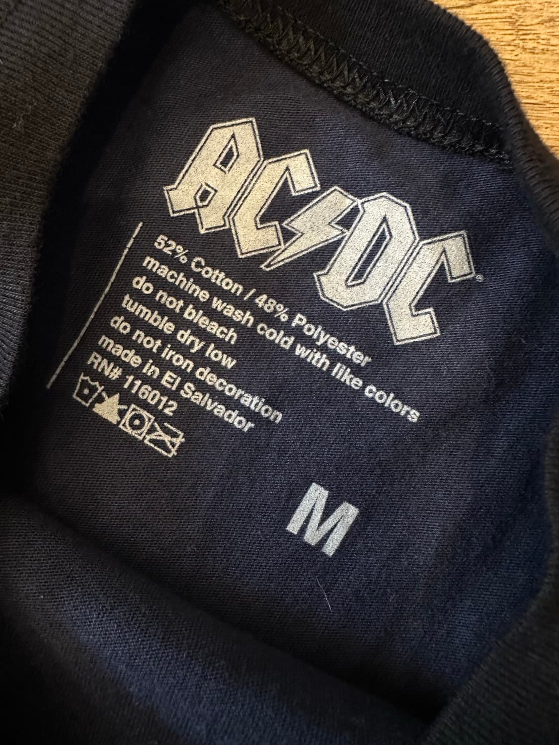 빈티지 밴드티 오피셜 AC/DC 티셔츠 상품이미지2