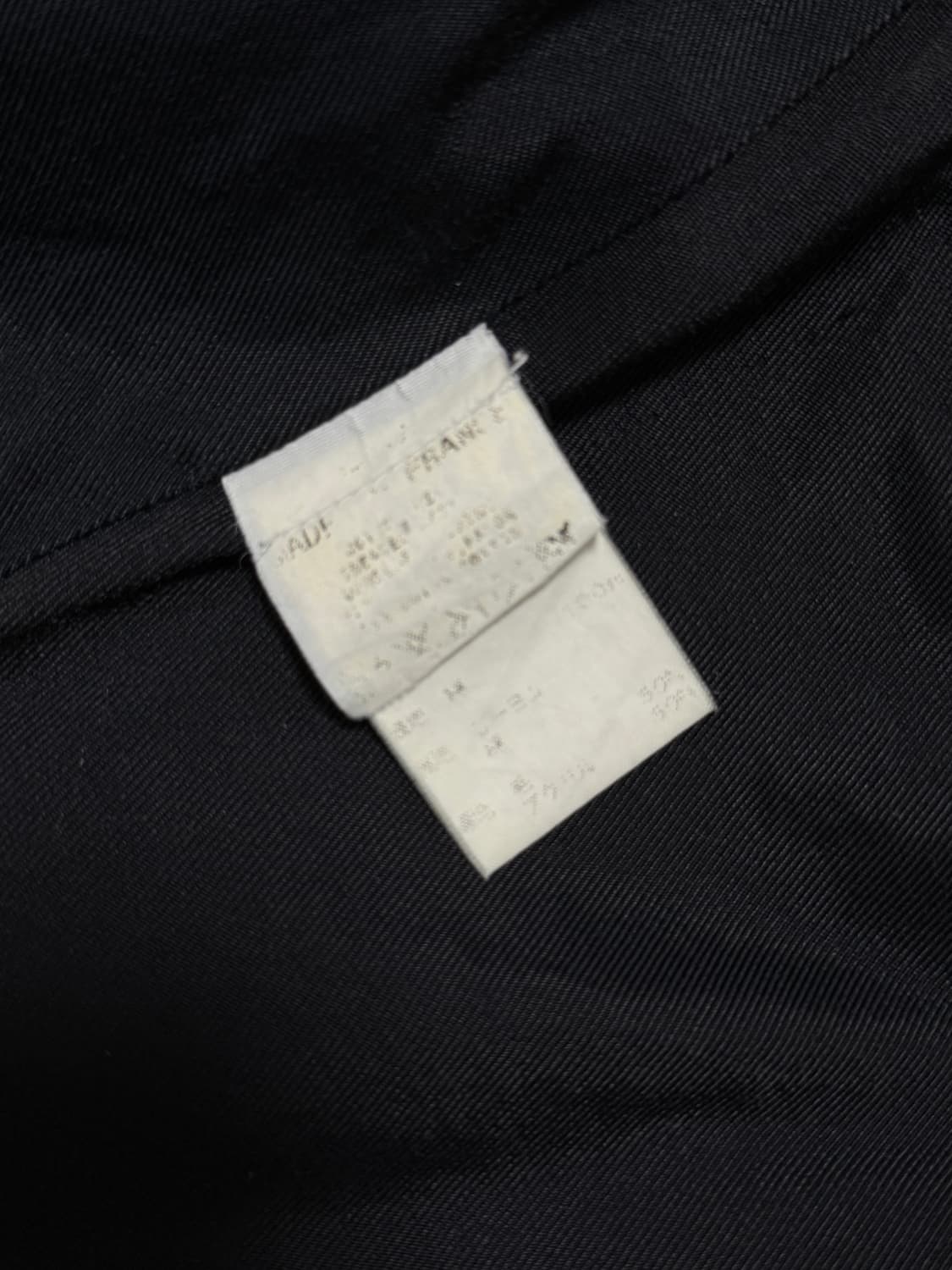 90s 아네스베 썬페이딩 하이넥 집업 블루종 워크자켓 상품이미지6