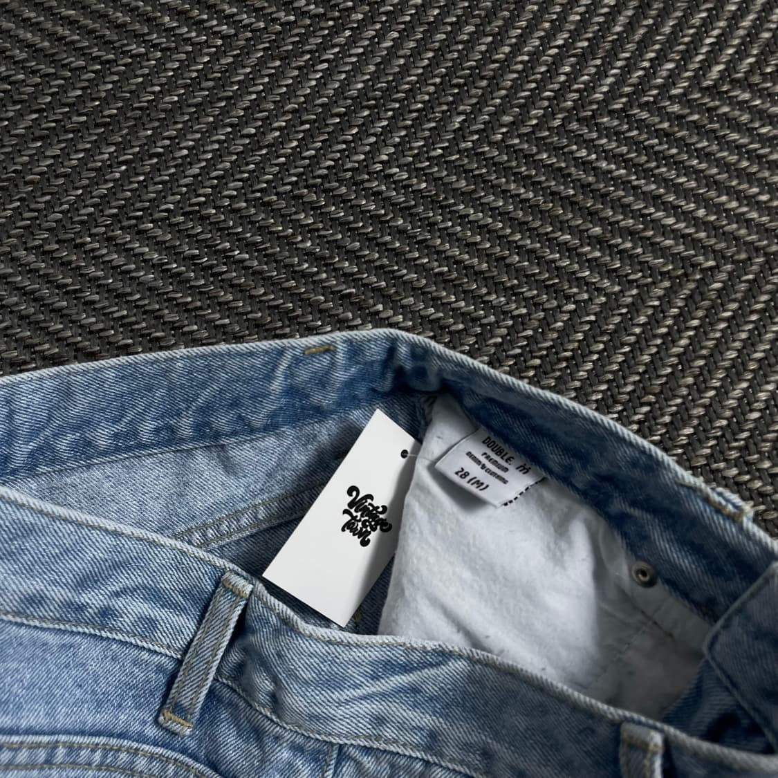 빈티지 우먼스 커팅 데님 숏 팬츠o 3791 상품이미지5