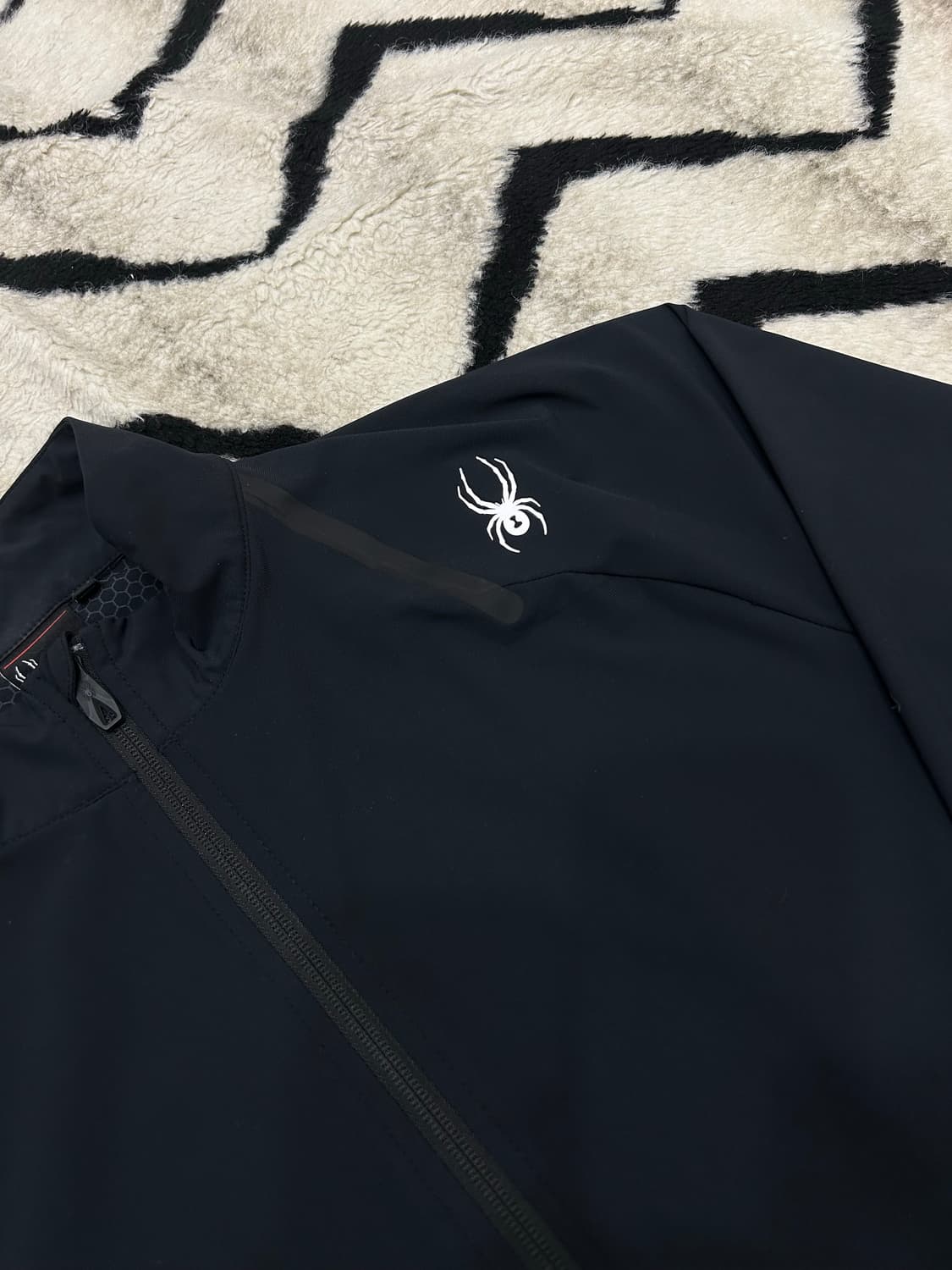 [2XL]스파이더 기능성 긴팔져지/블랙/스판 상품이미지1