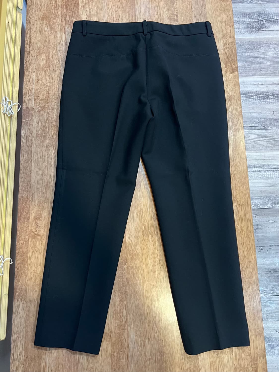 페세리코 여자 블랙 간절기팬츠 9부슬렉스 상품이미지3