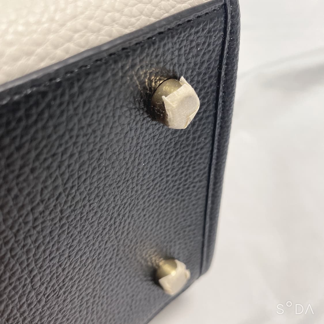 코치 레더웨어 토트백 아이보리/브라운 상품이미지6