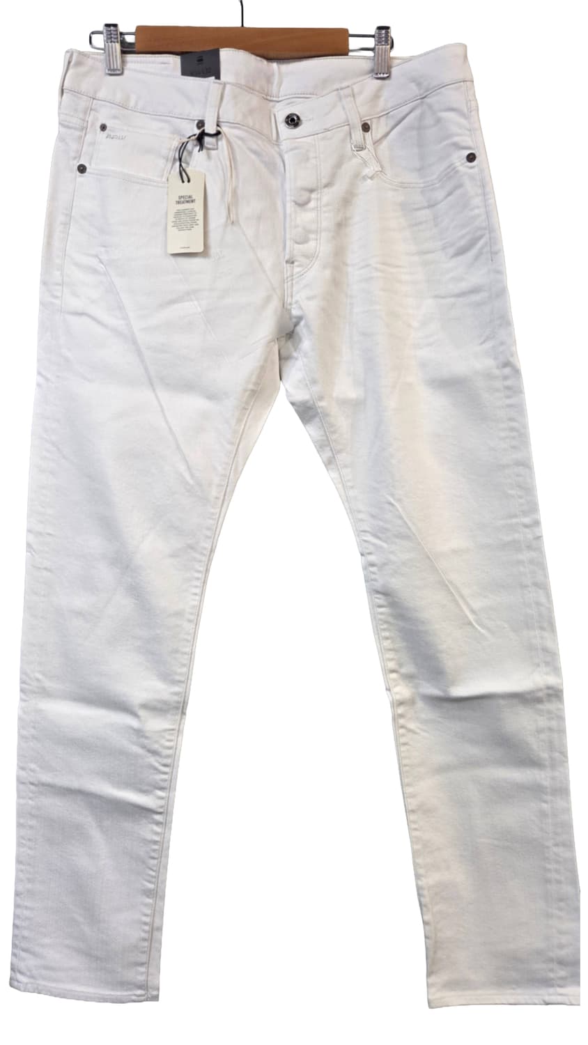 G-Star RAW 화이트 데님 팬츠(W34/L32) 상품이미지1